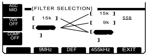 ICOM IC 756 - Organisation menu écran - 3