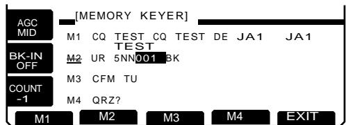 ICOM IC 756 - Transmission du contenu mémoire manip. - 1