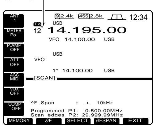 ICOM IC 756 - Programmation canaux mémoire sélectionnés. - 2