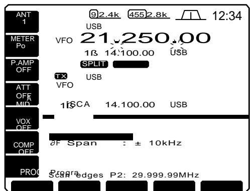 ICOM IC 756 - Balayage durant la double veille - 3