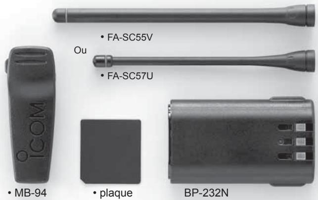 ICOM IC-F3022S - Accessions fournis d'origine - 1