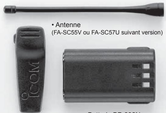 ICOM IC-F3162S - ACCESSOIRES FOURNIS D'ORIGINE - 1