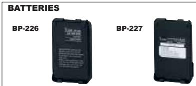 ICOM IC-F61 - ACCESSORIES DISPLAYABLES - 1
