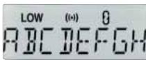 ICOM IC-F61 - Afficheur alphanumeric rétroéclairé - 1