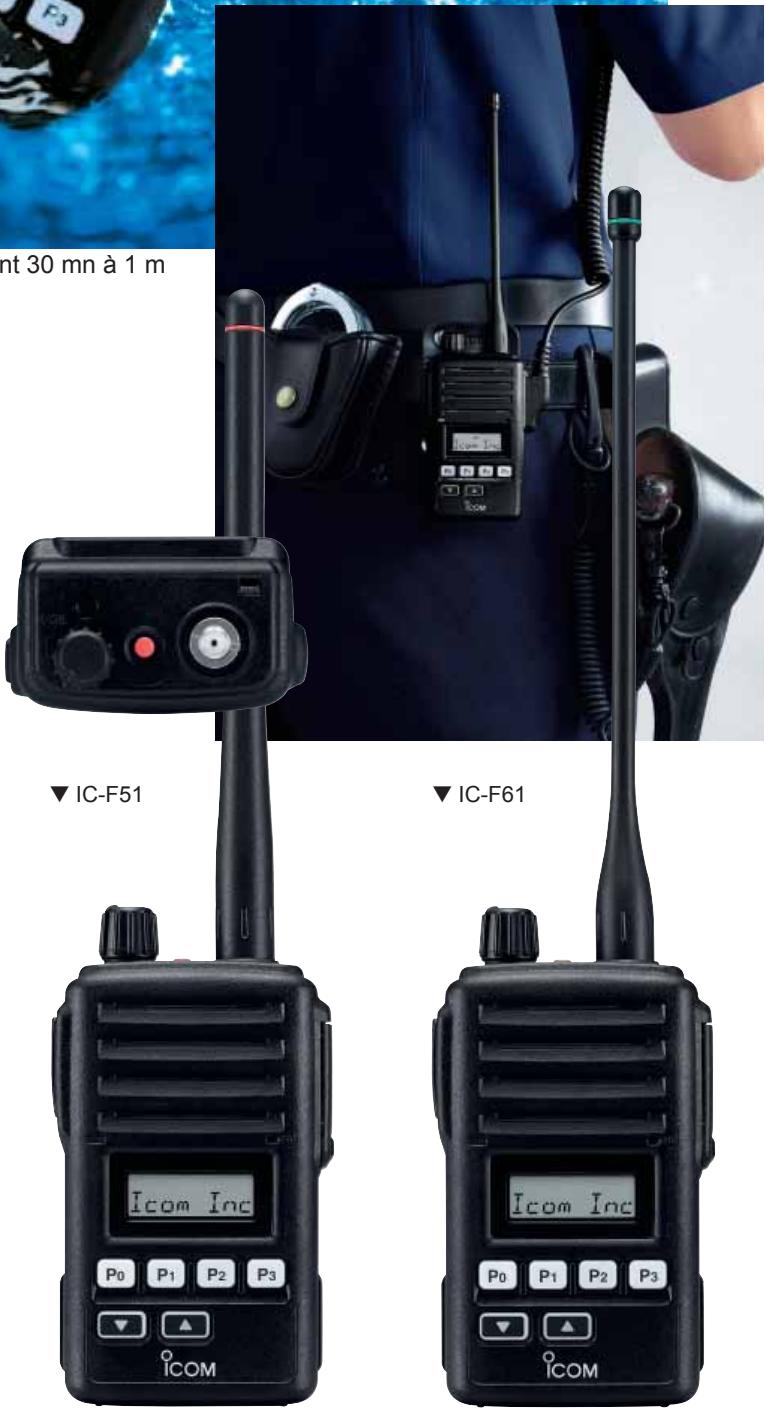 ICOM IC-F61 - Meets MIL-STD 810 - 7