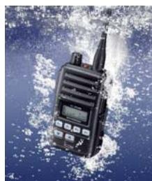 ICOM IC-F61M - L'ic-f61m est totalement étanche à la poussière et à l'eau suivant la norme IP67. - 1