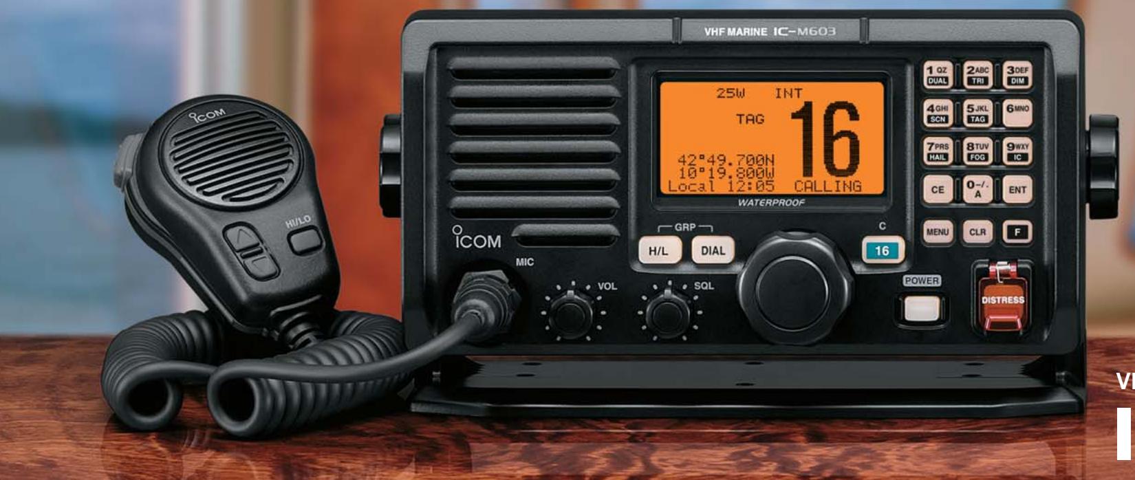 ICOM IC-M603 - VHF marine haute performance, “Full fonction” avec un ou deux COMIMANDMICIII™ - 1