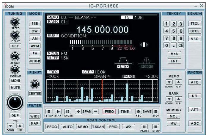 ICOM IC-PCR1500 - Récepteur large bande interfacable PC ! - 2