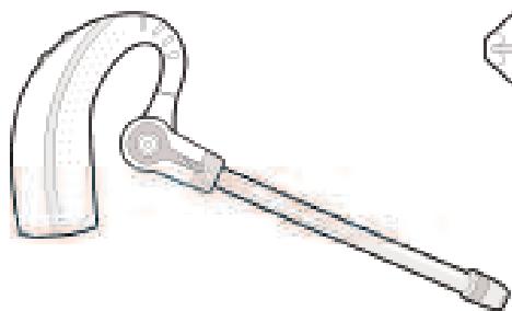 PLANTRONICS CS70N WIRELESS HEADSET SYSTEM - Headset - 1