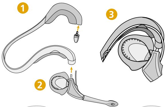 PLANTRONICS DUOPRO BEHIND-THE-HEAD NECKBAND - DUOPRO™ Behind-the-Head NECKBAND - 1