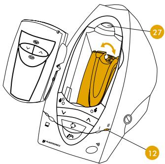 PLANTRONICS CA40 DECT - CHARGING SPARE BATTERY (OPTIONAL) - 2