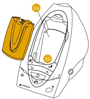 PLANTRONICS CA40 DECT - CHARGING SPARE BATTERY (OPTIONAL) - 1