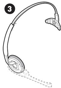 PLANTRONICS CS55 - 3