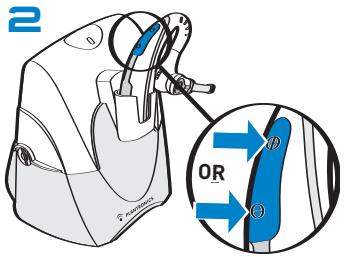 PLANTRONICS CS70 WIRELESS HEADSET SYSTEM - IT REGOLAZIONE - 2