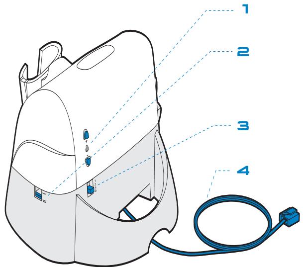PLANTRONICS CS70 WIRELESS HEADSET SYSTEM - Rear - 1