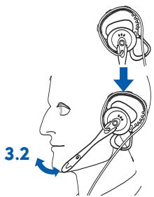 PLANTRONICS CT12 - Usage avec serre-tête - 2