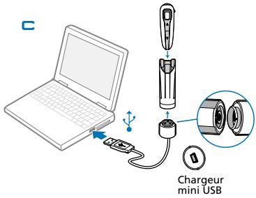 PLANTRONICS DISCOVERY 655 - Option C: Câble de chargement mini USB-USB - 1