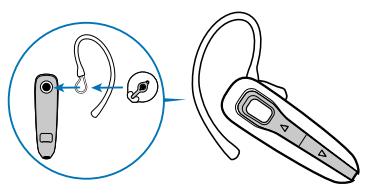 PLANTRONICS DISCOVERY 655 - USO DEL GANCHO DE SUJEccion OPTATIVO - 1