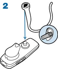 PLANTRONICS EXPLORER 210 - Réglage du port de l'oreillette - 3