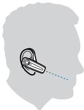 PLANTRONICS EXPLORER 210 - Réglage du port de l'oreillette - 5