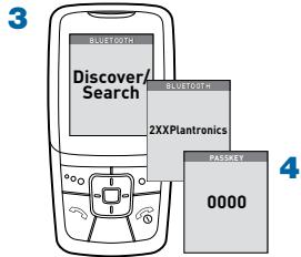 PLANTRONICS EXPLORER 210 - Couplage de votre oreillette - 2