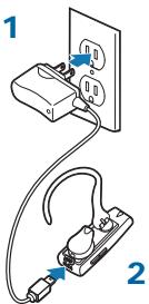 PLANTRONICS EXPLORER 370 - Chargement de votre oreillette - 1