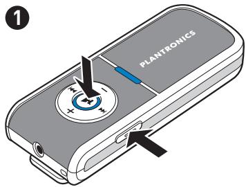 PLANTRONICS PULSAR 260 - Pour coupler le pod au téléphone : - 1