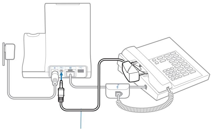 PLANTRONICS SAVI OFFICE WO201 - Installation du décrocheur - 1