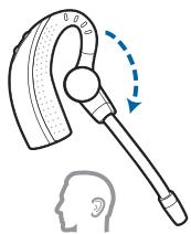PLANTRONICS SAVI OFFICE WO201 - Ajustement du micro-casque - 7