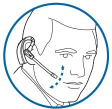 PLANTRONICS SAVI OFFICE WO201 - Ajustement du micro-casque - 4