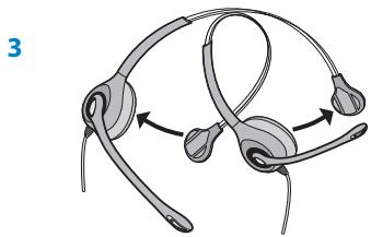 PLANTRONICS SAVI OFFICE WO300 - Ajustement du serre-tête - 3