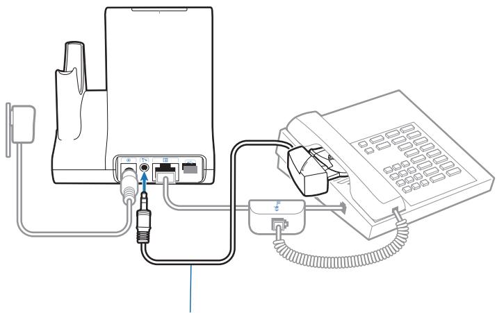 PLANTRONICS SAVI OFFICE WO300 - Installation du décrocheur - 1