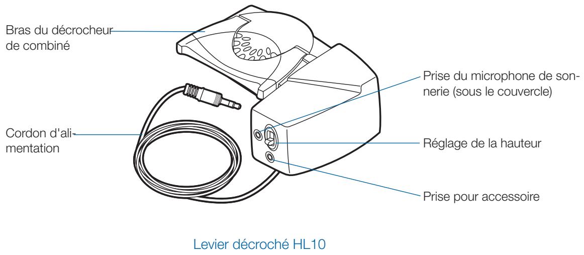 PLANTRONICS SAVI OFFICE WO300 - Decrocheur HL10 (en option) - 1