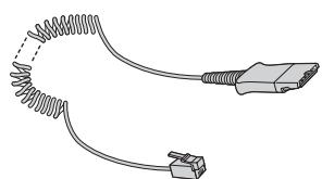 PLANTRONICS SUPRAPLUS - Cordon du raccord rapide Quick Disconnect - 1