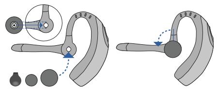 PLANTRONICS VOYAGER 510-USB - Mise en place d'un nouvel embout d'oreille - 1