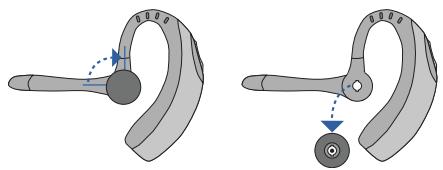 PLANTRONICS VOYAGER 510-USB - Remplacement de l'embout d'oreille - 1