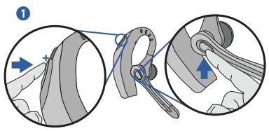 PLANTRONICS VOYAGER 510-USB - Couplage de l'oreillette avec un téléphone Bluetooth - 1