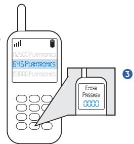 PLANTRONICS VOYAGER 510-USB - Couplage de l'oreillette avec un téléphone Bluetooth - 2