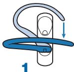 PLANTRONICS VOYAGER 835 - Port du micro-casque sur l'oreille gauche - 1