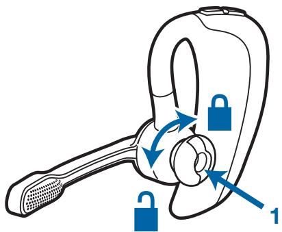 PLANTRONICS VOYAGER PRO UC WG200/B - Changement d'embout - 1