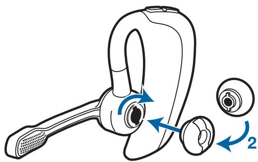PLANTRONICS VOYAGER PRO UC WG200/B - Changement d'embout - 2