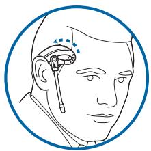 PLANTRONICS VOYAGER PRO UC WG201/B - Ajustement du micro-casque - 3