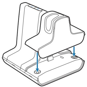 PLANTRONICS VOYAGER PRO UC WG201/B - Connexion du chargeur à la base - 1