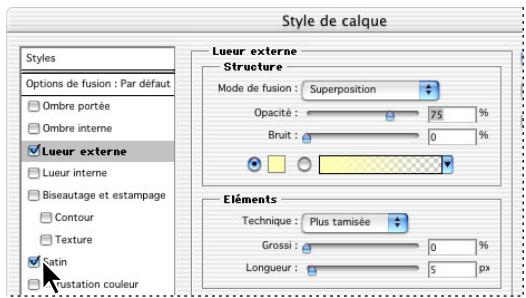 ADOBE PHOTOSHOP 7 - Édition des styles - 1