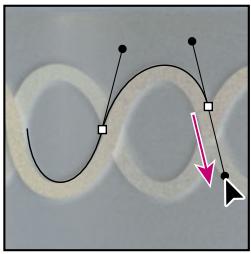 ADOBE PHOTOSHOP 7 - Pour tracer une courbe : - 3