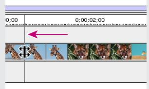 ADOBE PREMIERE 6 - Pour effectuer une modification déroulante : - 2