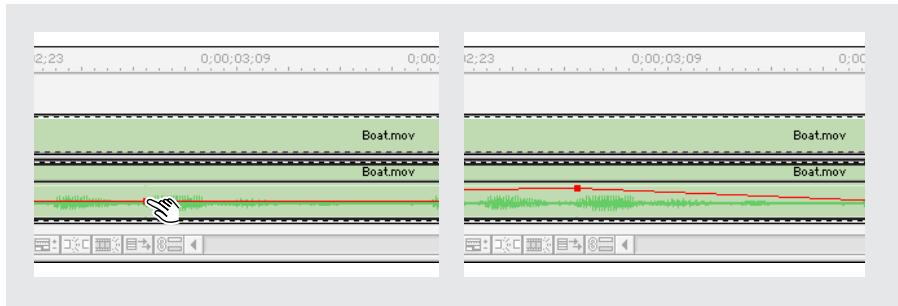 ADOBE PREMIERE 6 - Pour régler le volume à un point précis : - 2