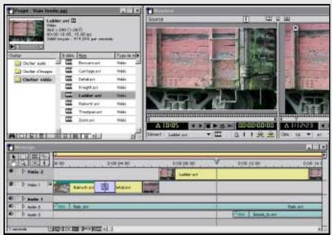 ADOBE PREMIERE 6 - Espace de travail personnelisable - 2