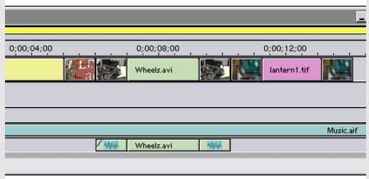 ADOBE PREMIERE 6 - Dérushage dans la fenêtre Montage - 5