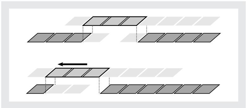 ADOBE PREMIERE 6 - Modification d'un élément situé entre d'autres éléments dans le montage - 6